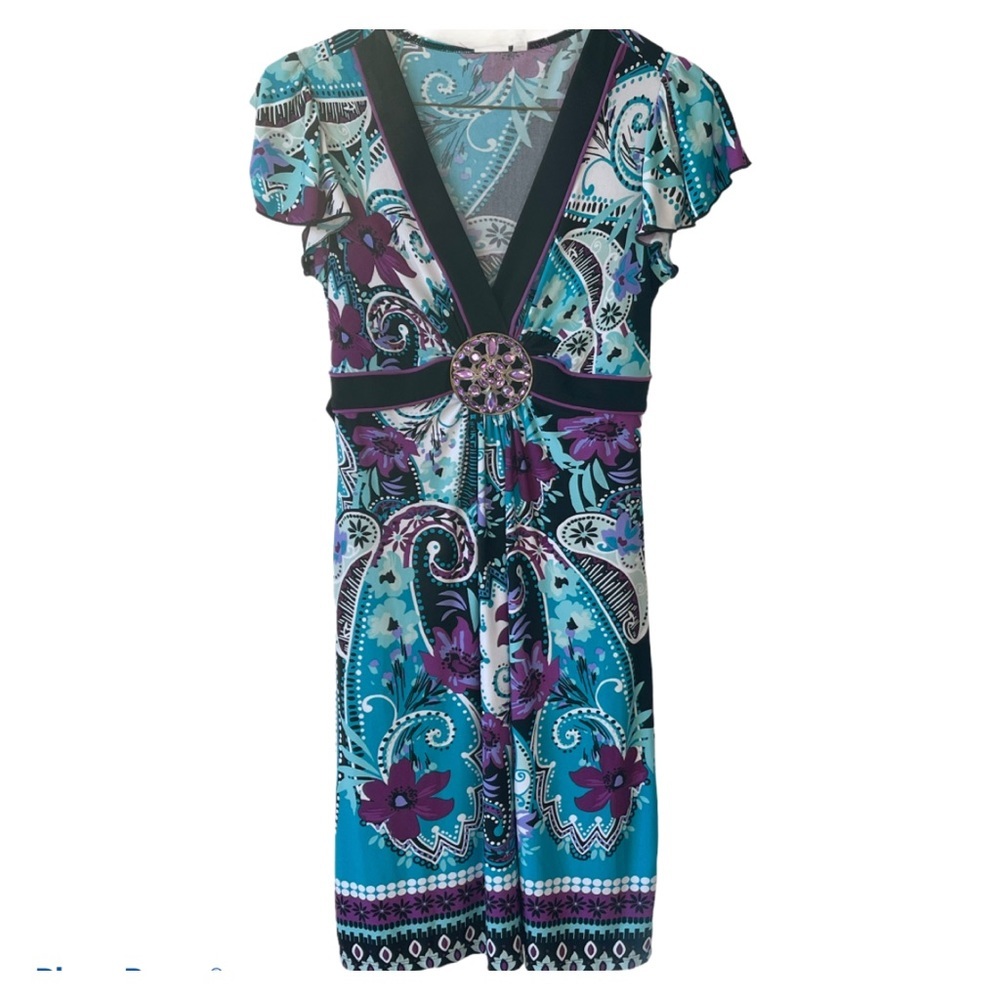 Heart Soul Multicolored V-neck top or dress